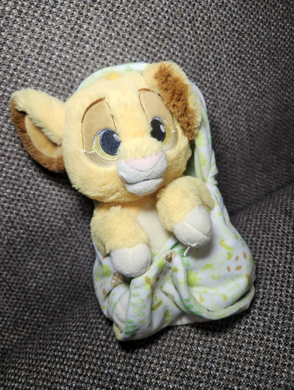 adorable Disney Babies Simba Plush in Swaddle Lion King